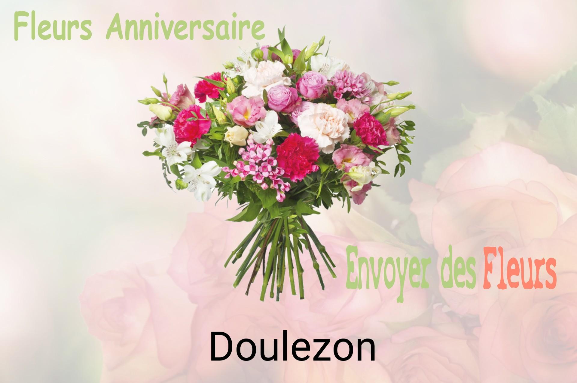 Bouquet de fleurs d’anniversaire livré à Doulezon